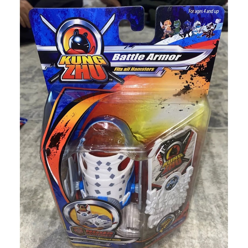 Kung Zhu Battle Armor Ninja Warriors Thorn/ Blizzard Jenin Fits All Hamsters New